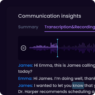 Effortless call documentation